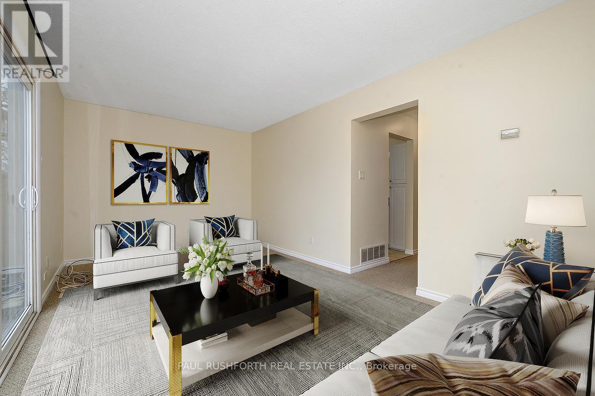 Virtually Staged-Living Room - 22 - 2570 Southvale Crescent, Ottawa, ON - Indoor Photo Showing Living Room