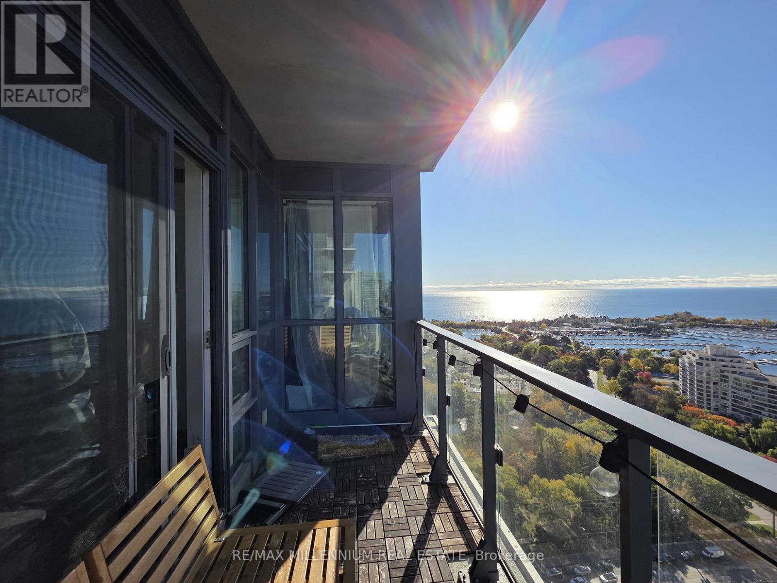 3106 - 2212 Lake Shore Boulevard W, Toronto, ON - Outdoor With Body Of Water With Balcony With View With Exterior