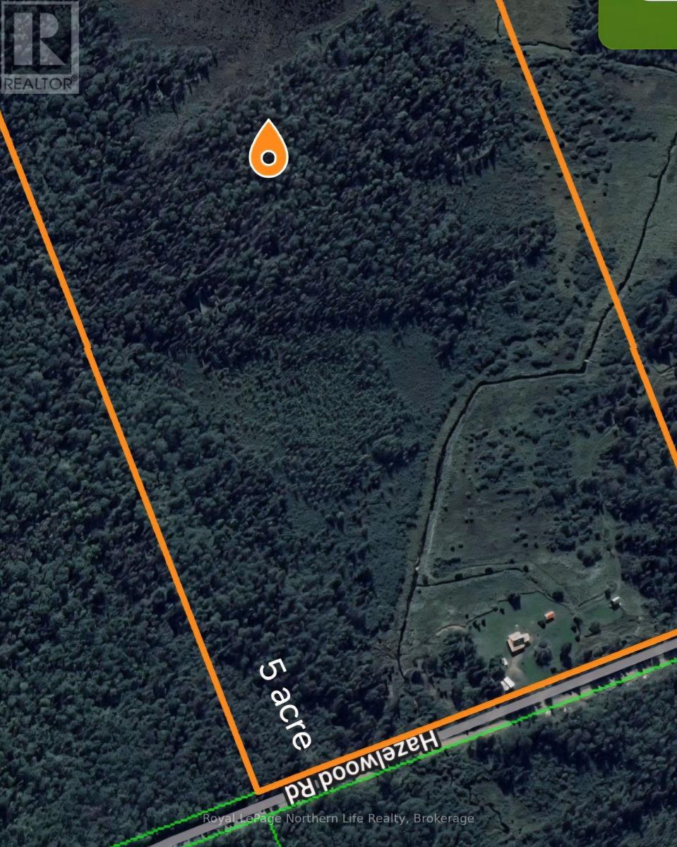 THIS IS THE LOCATION OF THE 5 ACRES 150 FEET FRONT - Lt 14 Part 1 Hazelwood Road, Papineau-Cameron (Papineau Cameron), ON