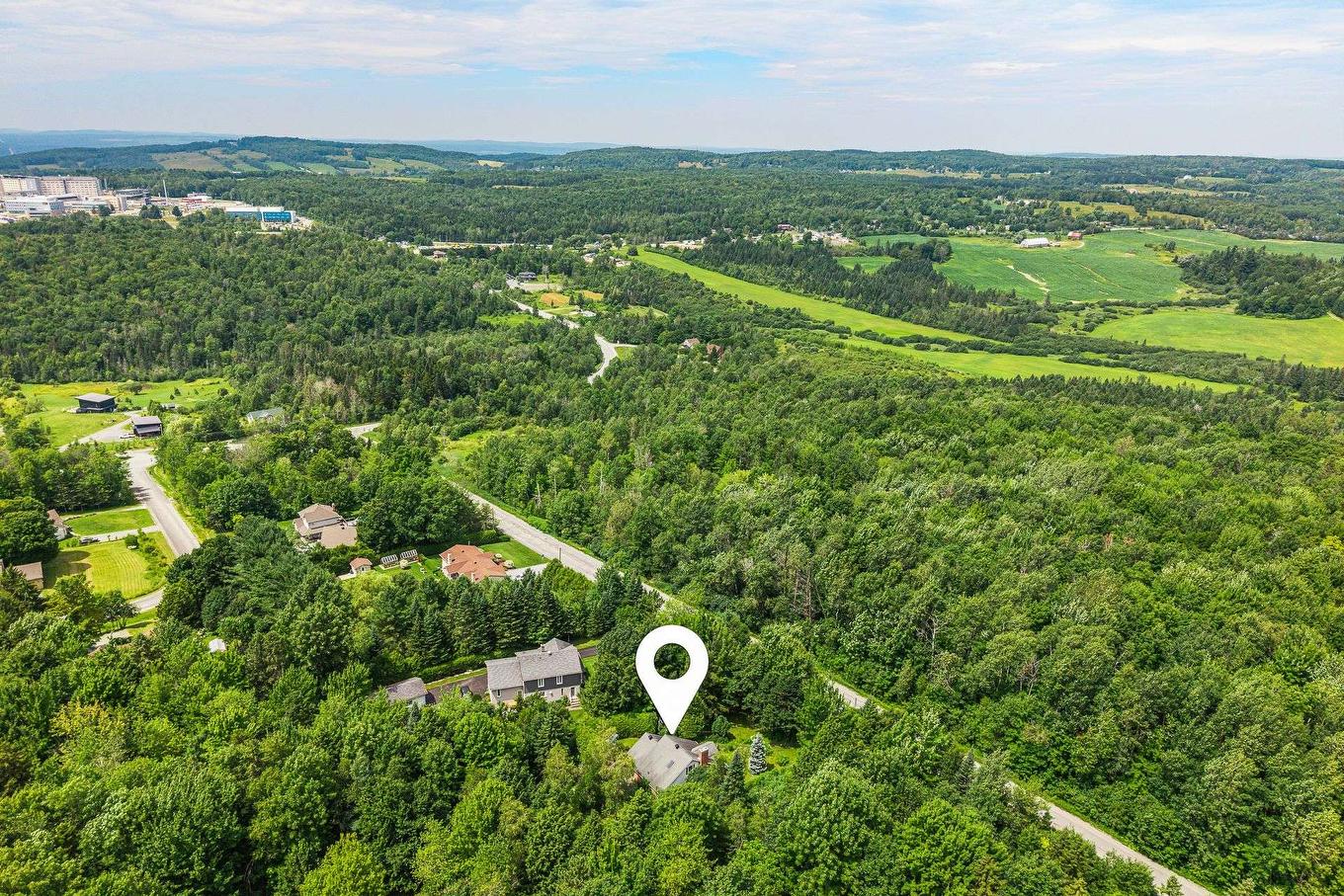 Aerial photo - 1871 Ch. Goddard, Sherbrooke (Fleurimont), QC - Outdoor With View
