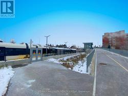 Transitway beside building -