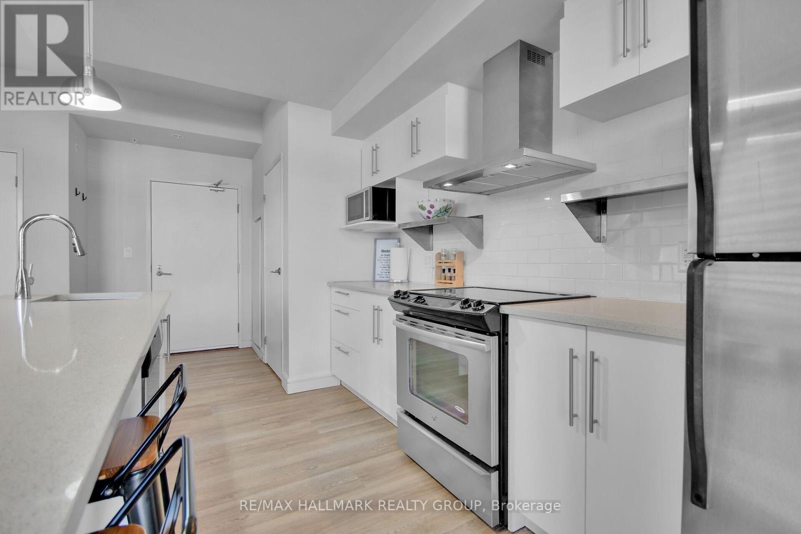 208 - 555 Anand Private, Ottawa, ON - Indoor Photo Showing Kitchen With Stainless Steel Kitchen