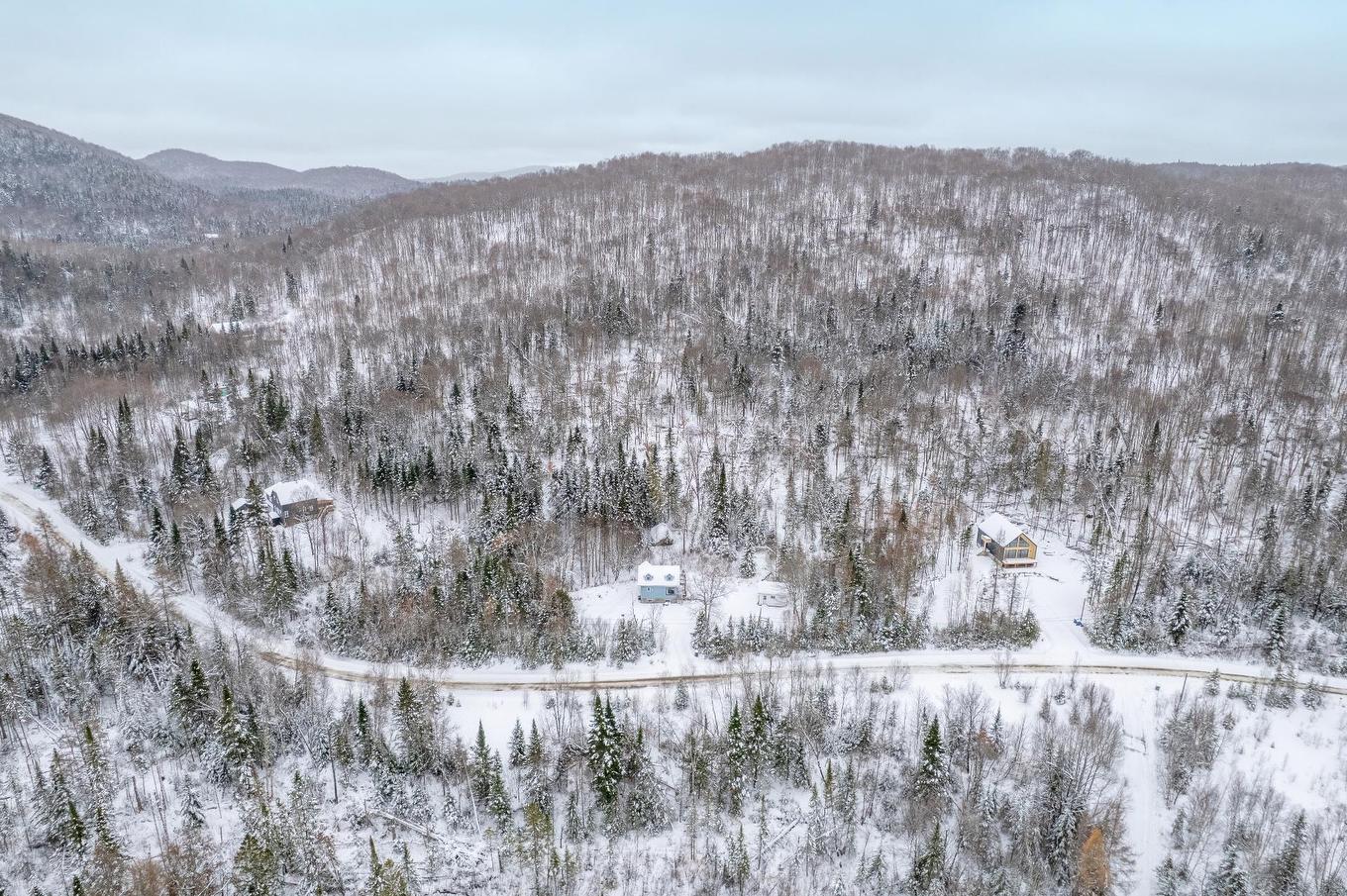 Aerial photo - 352 Ch. Du Lac-Rossignol, Lac-Supérieur, QC - Outdoor With View