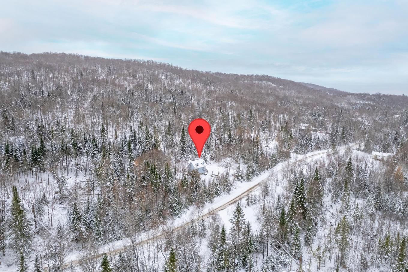 Aerial photo - 352 Ch. Du Lac-Rossignol, Lac-Supérieur, QC - Outdoor With View