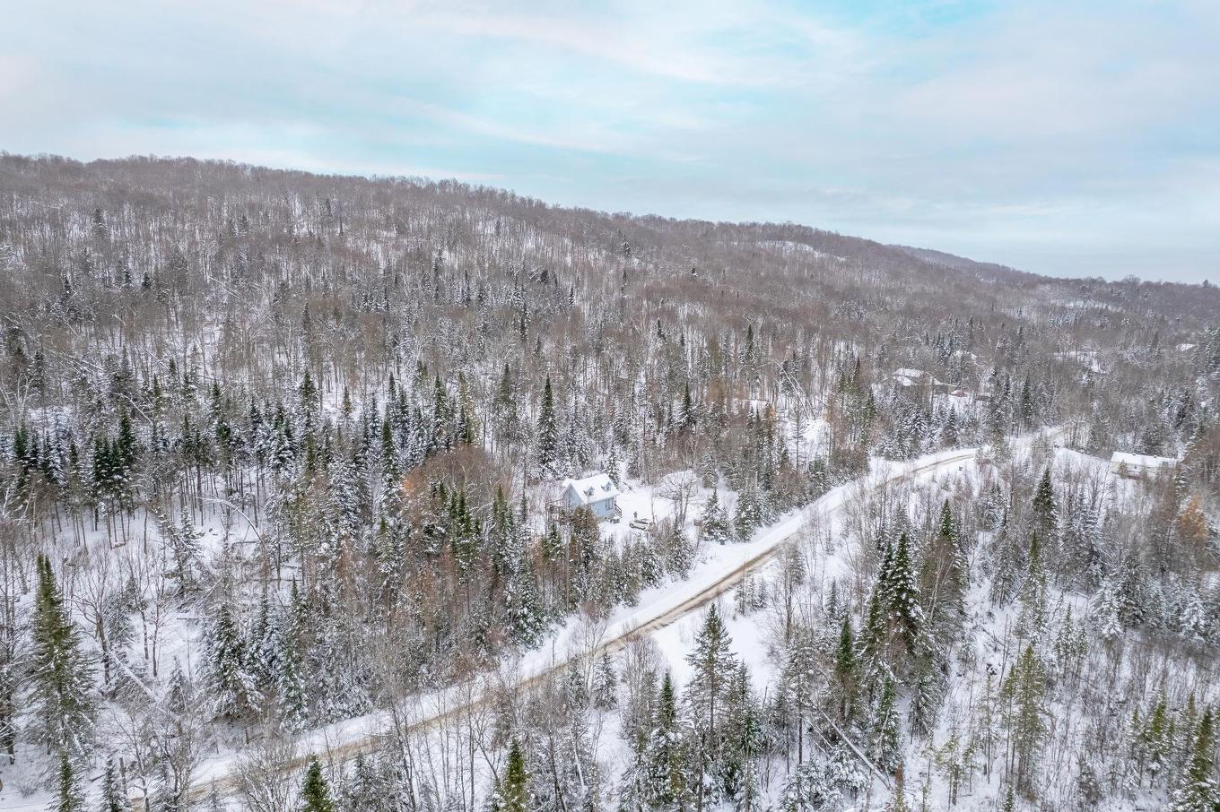 Aerial photo - 352 Ch. Du Lac-Rossignol, Lac-Supérieur, QC - Outdoor With View
