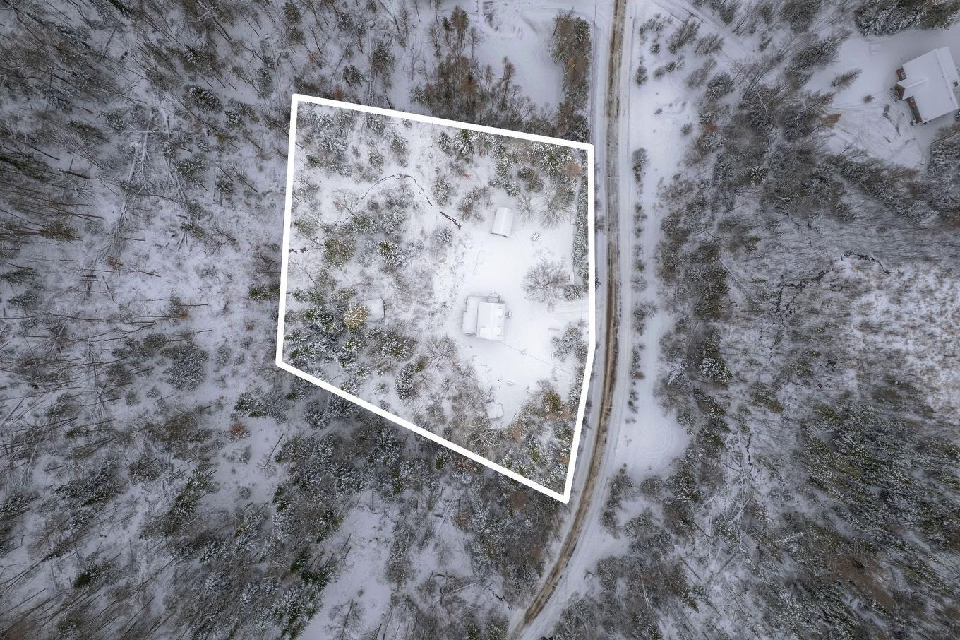 Aerial photo - 352 Ch. Du Lac-Rossignol, Lac-Supérieur, QC - With View