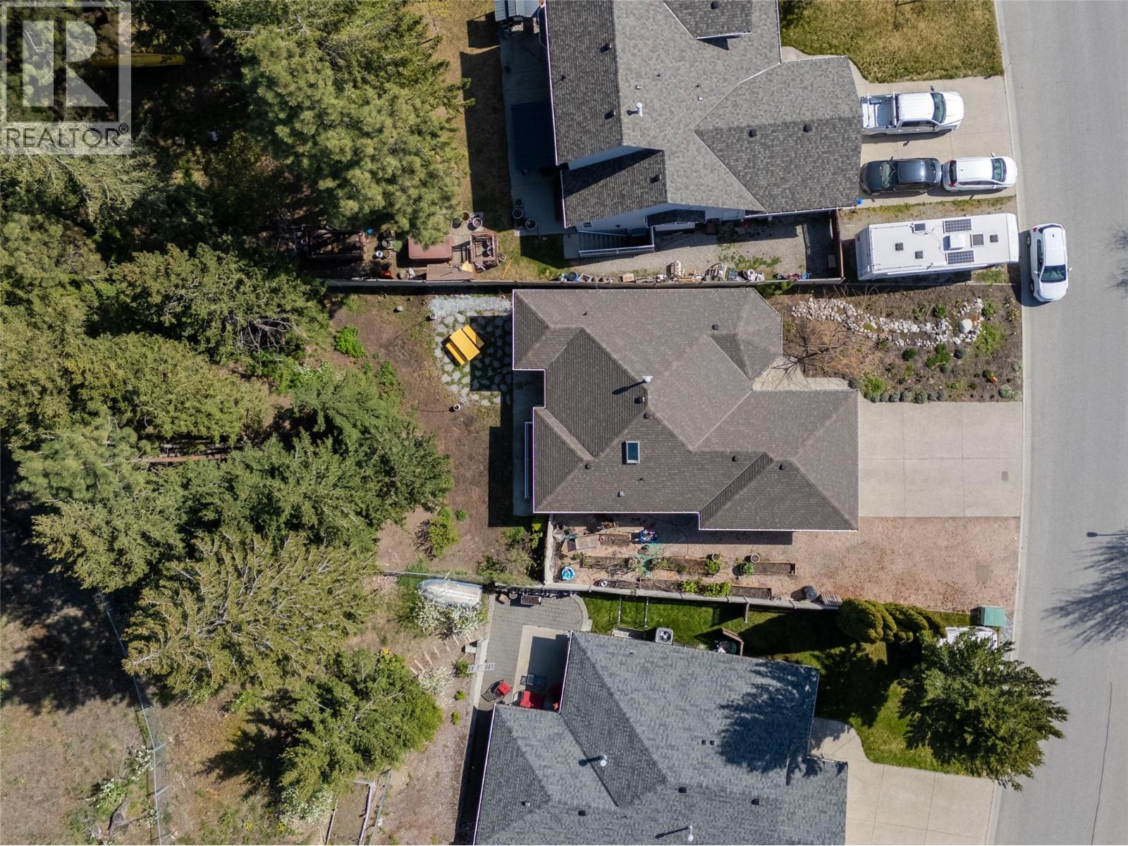Aerial view of home - 1474 Rose Meadow Drive, West Kelowna, BC - Outdoor With View