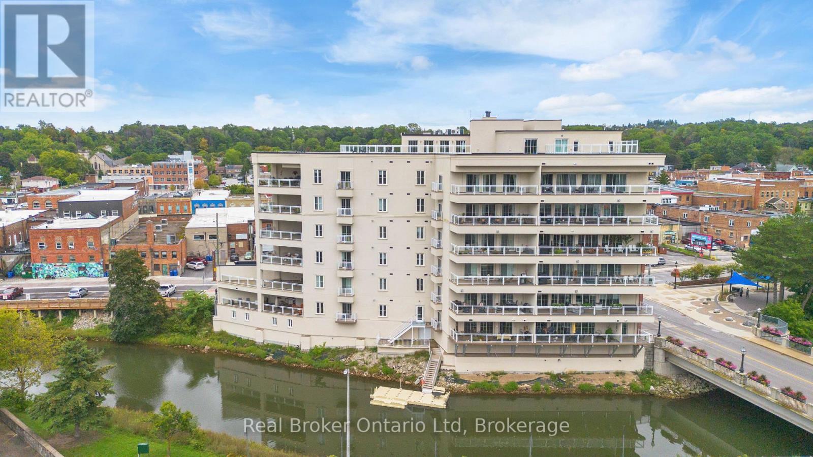 603 - 80 9Th Street E, Owen Sound, ON - Outdoor With Balcony With View