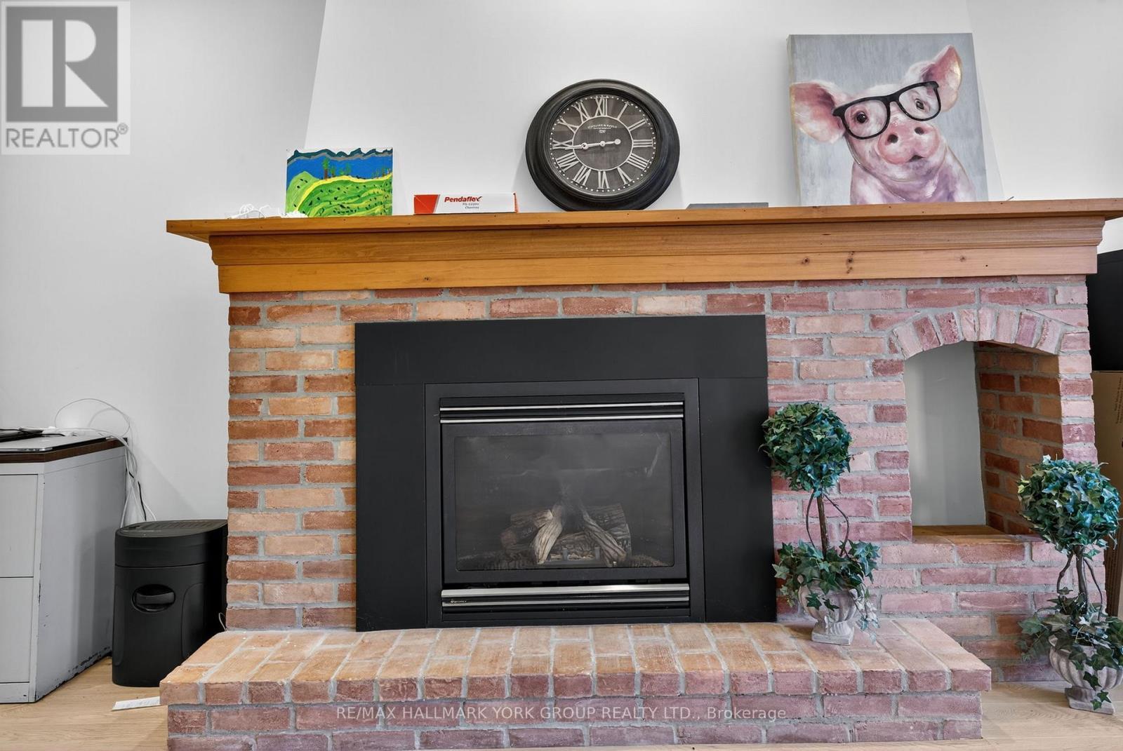 Gas Fireplace - 4515 Lloydtown Aurora Road, King, ON - Indoor Photo Showing Living Room With Fireplace