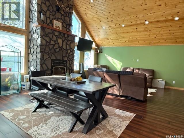 152 Criddle Avenue, Crooked Lake, SK - Indoor With Fireplace