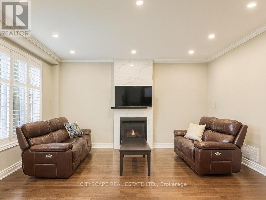 2449 Auckland Drive, Burlington, ON - Indoor With Fireplace