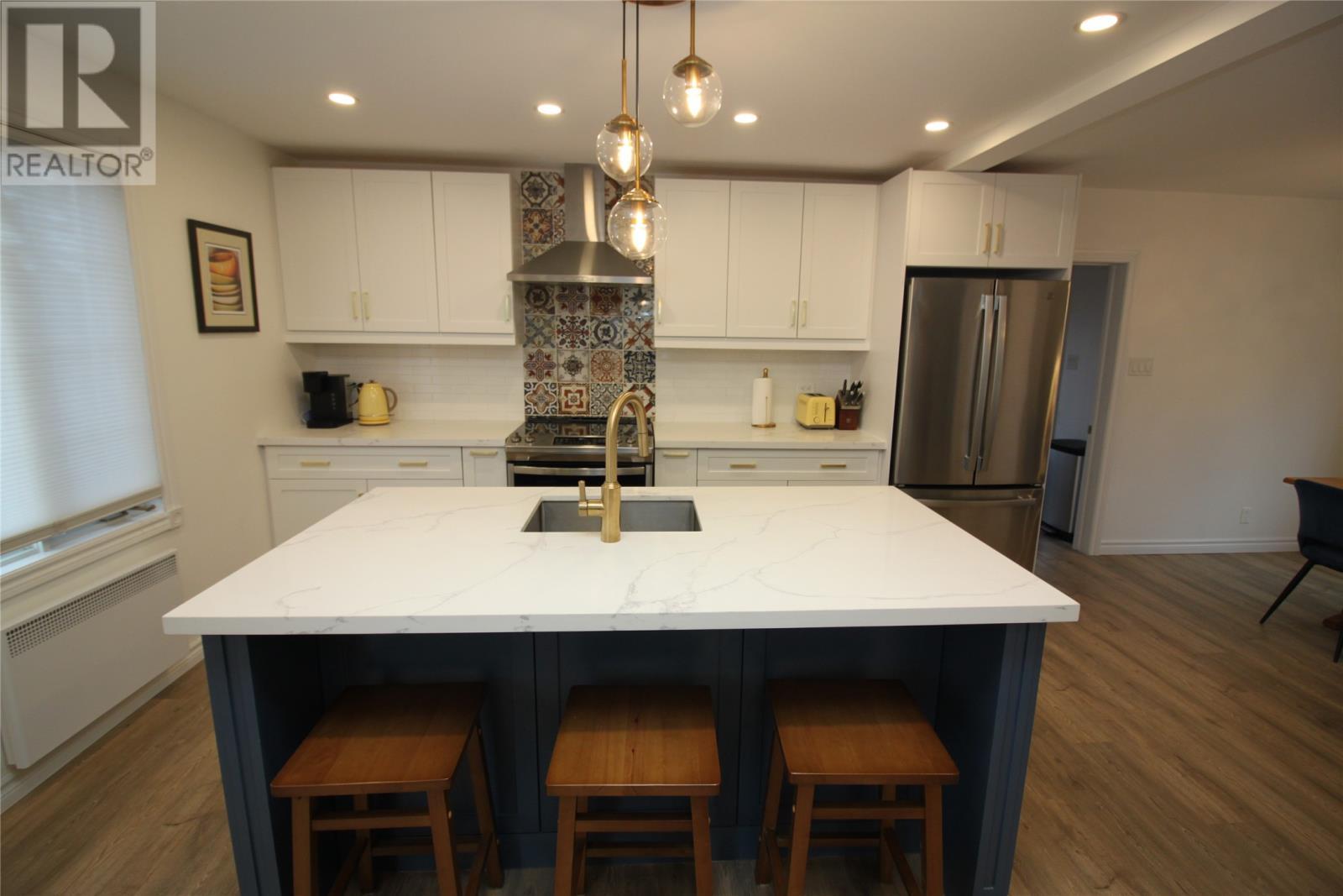 15 Fudges Road, Corner Brook, NL - Indoor Photo Showing Kitchen With Double Sink With Upgraded Kitchen