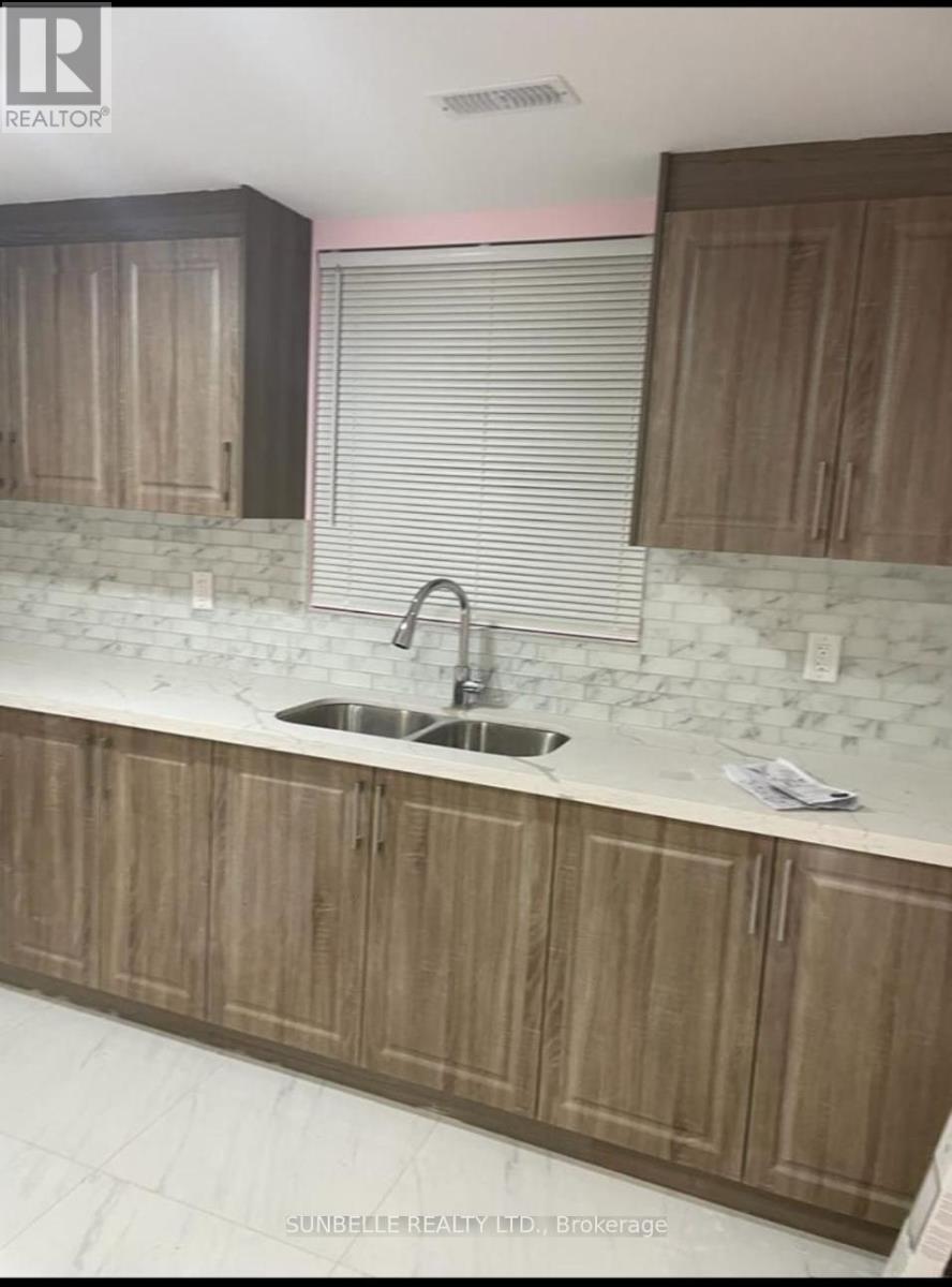 Basement - 26 Senwood Street, Brampton, ON - Indoor Photo Showing Kitchen With Double Sink