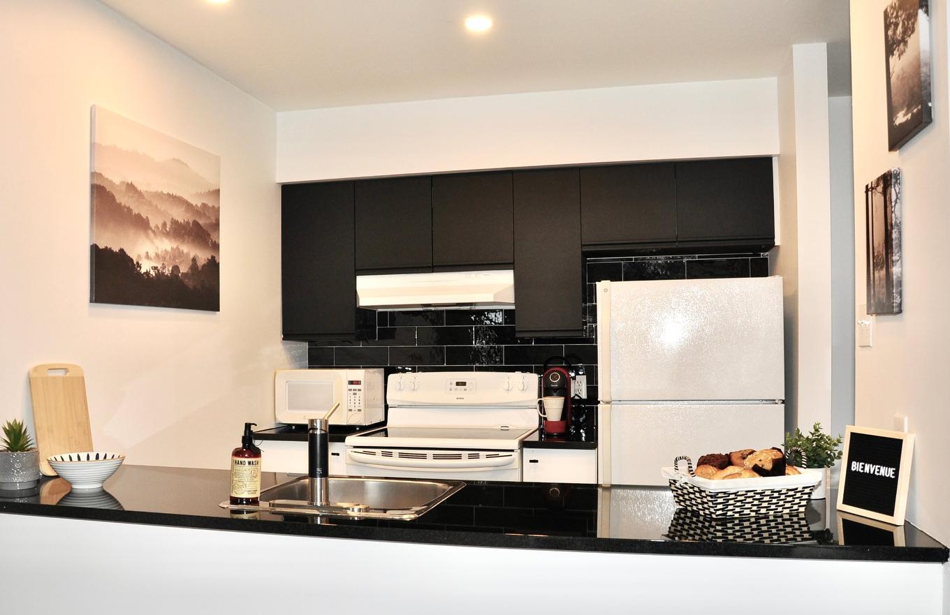 Cuisine - 13-385 Rue Du Moulin, Magog, QC - Indoor Photo Showing Kitchen With Double Sink
