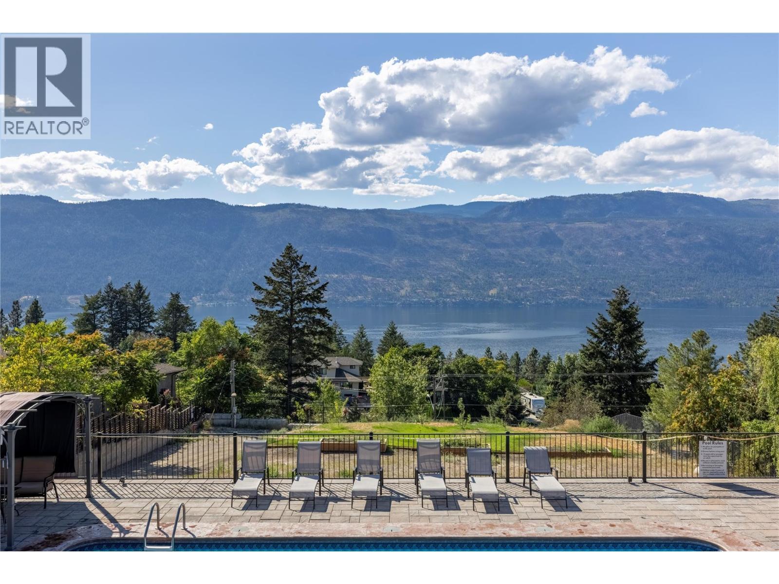 1727 Davidson Road, Lake Country, BC - Outdoor With In Ground Pool With View