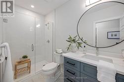 Main Bathroom with glass shower -