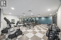 This fitness studio is conveniently located on the 6th floor -