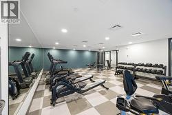 Fitness studio located on the 6th floor -