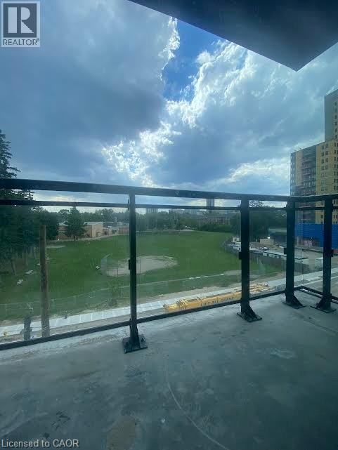 View of balcony - 128 King Street Unit# 507, Waterloo, ON - Outdoor With Balcony With View