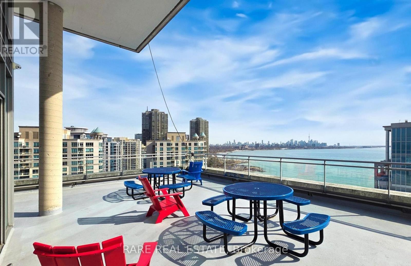 1404 - 2121 Lakeshore Boulevard W, Toronto, ON - Outdoor With Body Of Water With Balcony With View