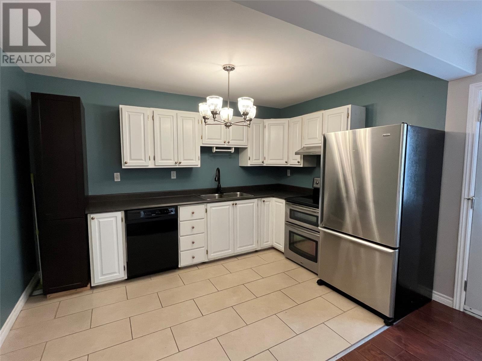 98 Commonwealth Avenue, Mount Pearl, NL - Indoor Photo Showing Kitchen With Double Sink
