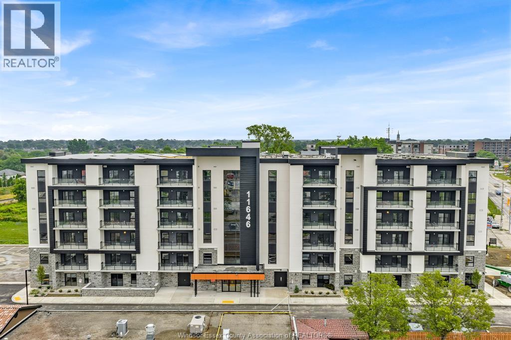 11646 Tecumseh Road Unit# 500, Windsor, ON - Outdoor With Balcony With Facade