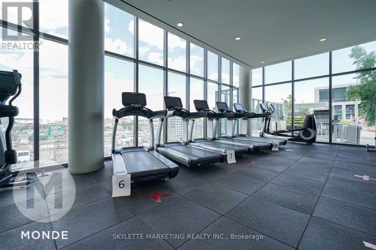 502 - 12 Bonnycastle Street, Toronto, ON - Indoor Photo Showing Gym Room