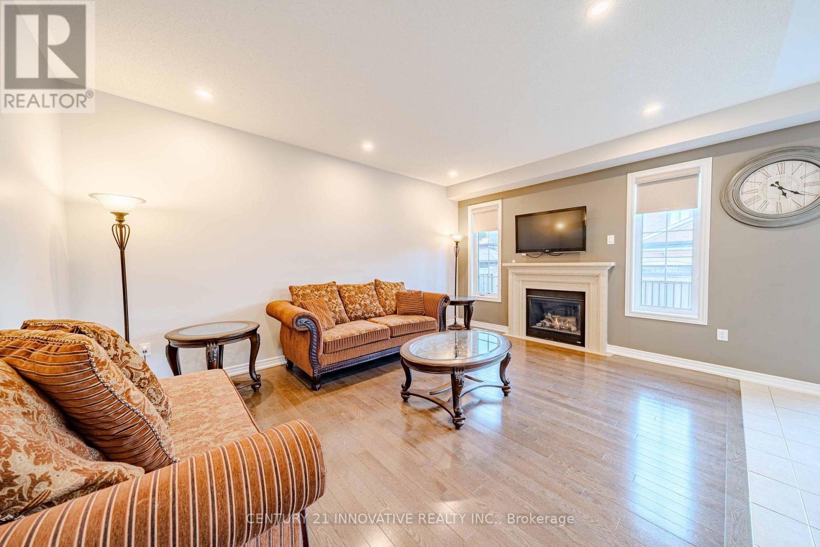 72 Killington Avenue, Vaughan, ON - Indoor Photo Showing Living Room With Fireplace