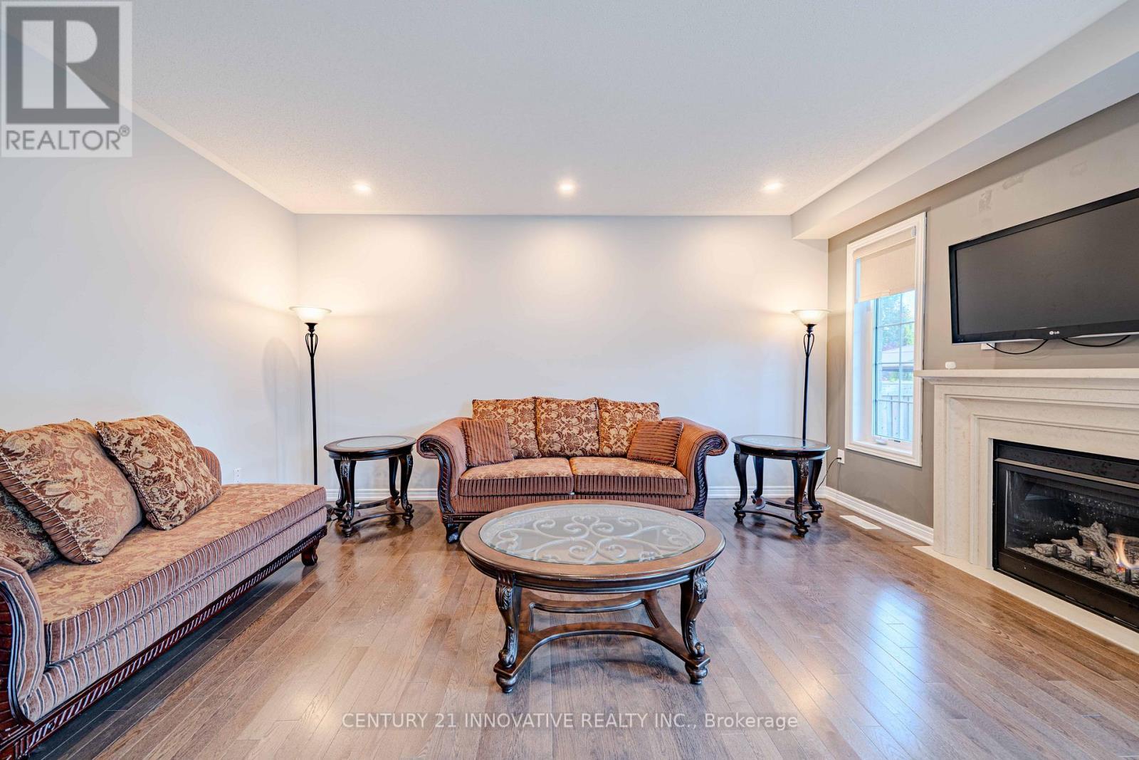 72 Killington Avenue, Vaughan, ON - Indoor Photo Showing Living Room With Fireplace