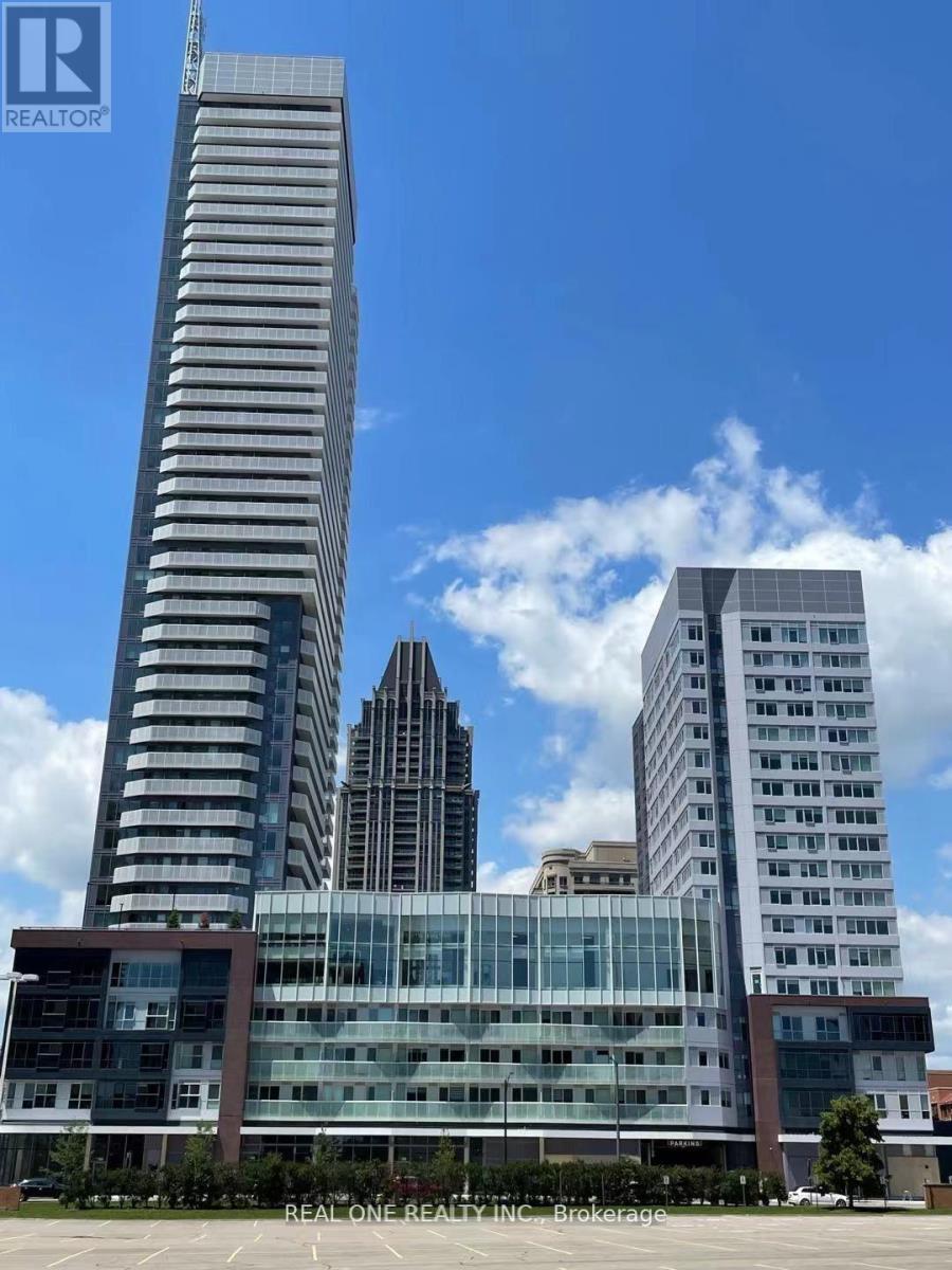 1907 - 4065 Confederation Parkway, Mississauga, ON - Outdoor With Facade