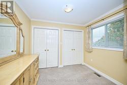 Primary bedroom double closet area -