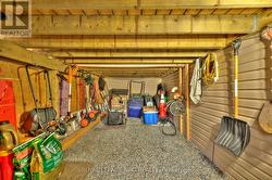 Storage under the deck -