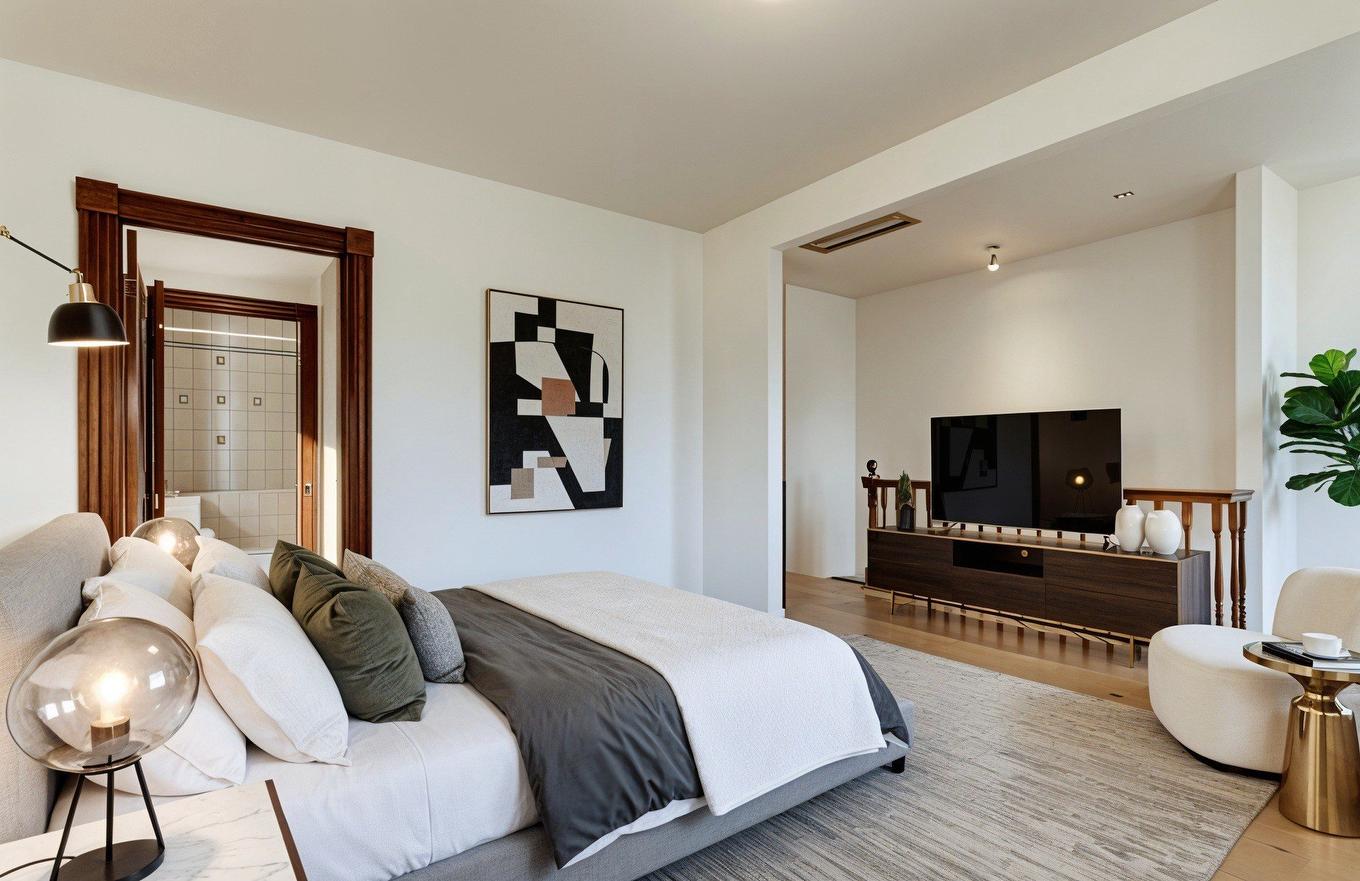 Chambre à coucher principale - 90 Av. Jolicoeur, Montréal (Lachine), QC - Indoor Photo Showing Bedroom