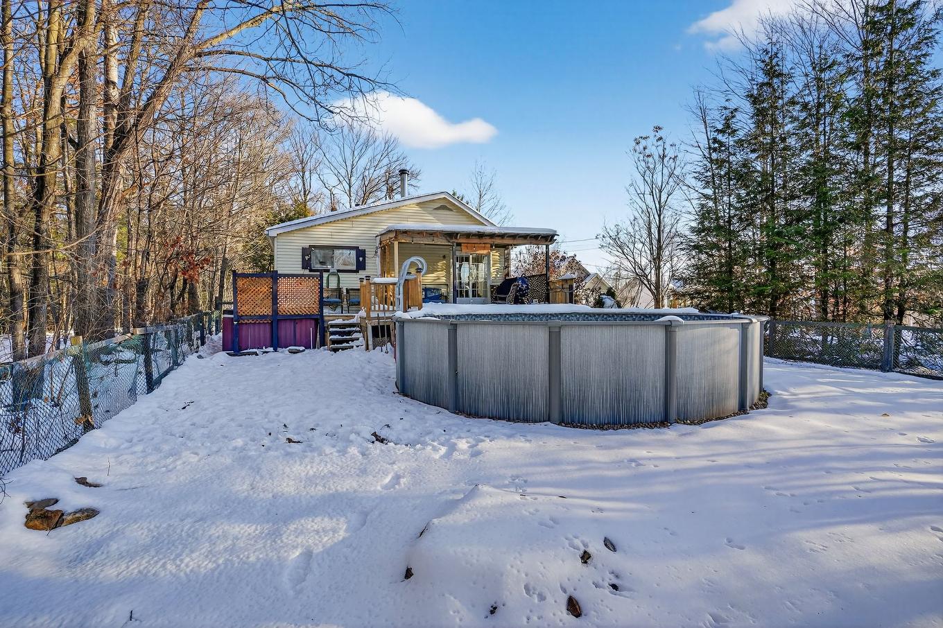 Piscine - 14581 Rue Des Tourterelles, Mirabel, QC - Outdoor With Above Ground Pool