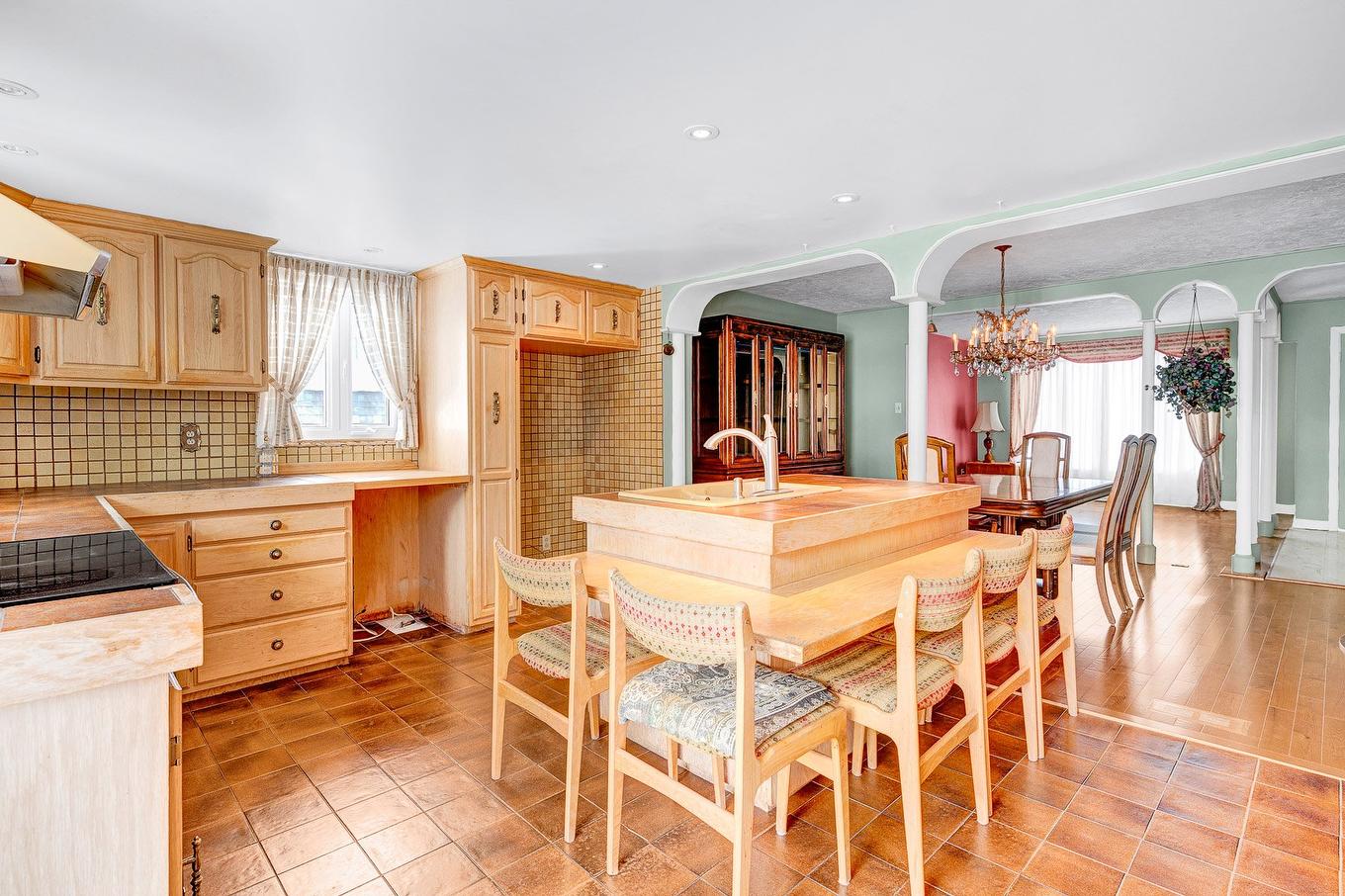 Cuisine - 3948 Rue Murielle, Laval (Fabreville), QC - Indoor Photo Showing Dining Room