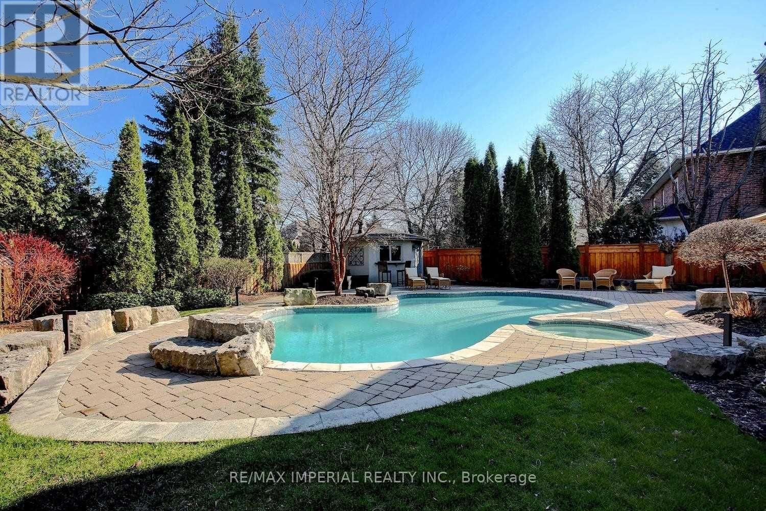 1832 Pine Siskin Court, Mississauga, ON - Outdoor With In Ground Pool With Backyard