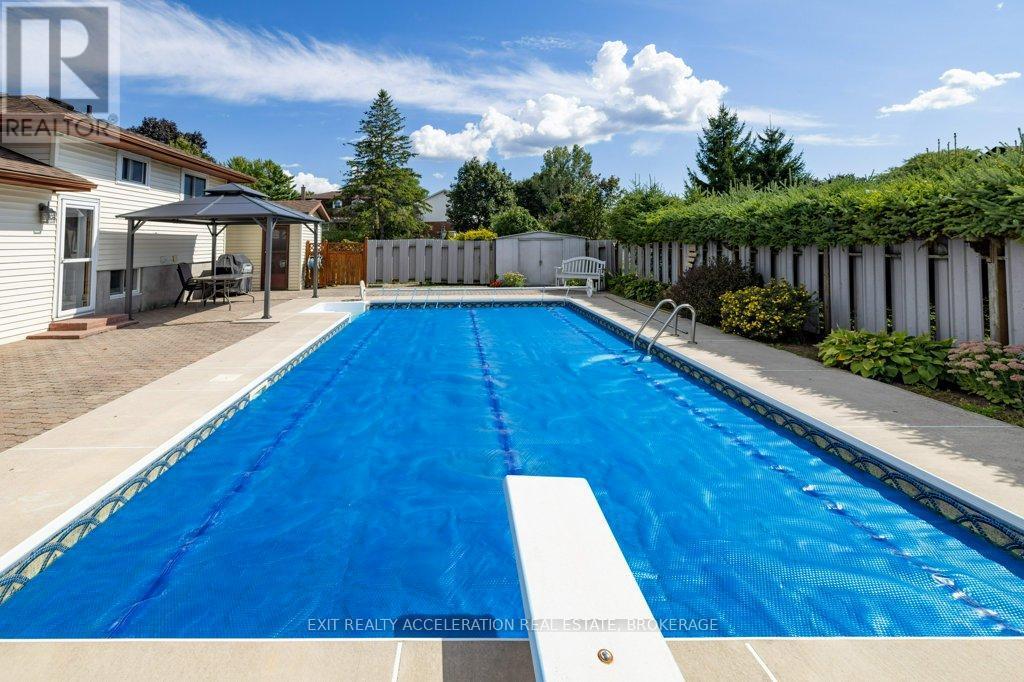 38 Thorncliffe Drive, Belleville (Belleville Ward), ON - Outdoor With In Ground Pool With Deck Patio Veranda