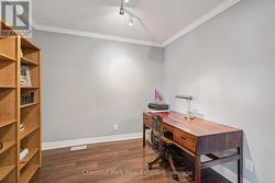 The \"multifunction\" Den area off of the kitchen. -