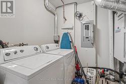 In-Suite laundry facilities and utility room -