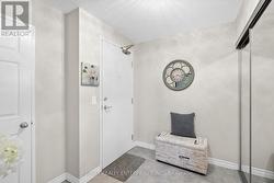 Spacious entryway w/ double closet & tile flooring -