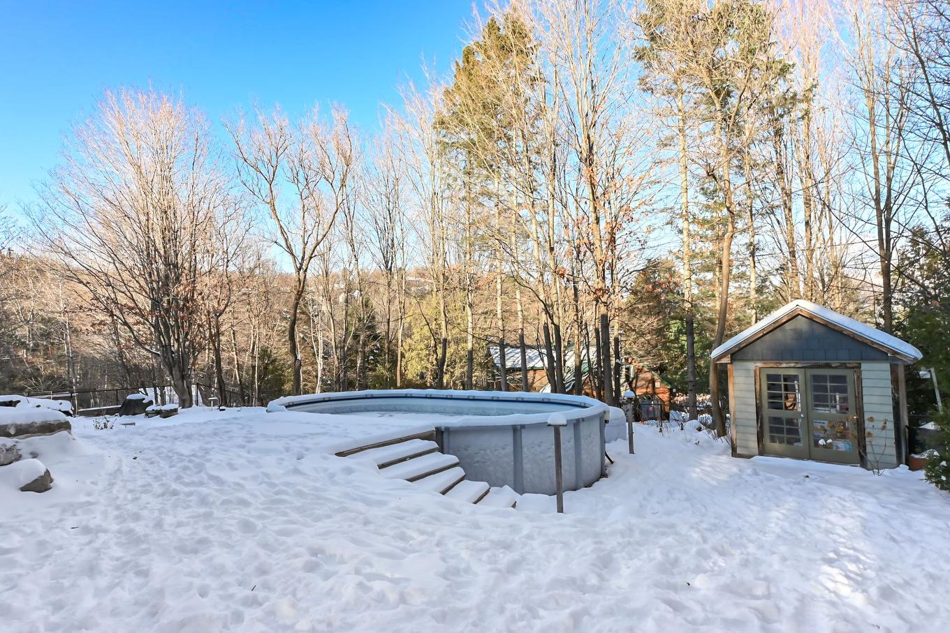 Backyard - 1325 Rue De La Laurentie, Sainte-Adèle, QC - Outdoor With Backyard