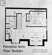 Potential Plan for Attic. 2nd Storey -