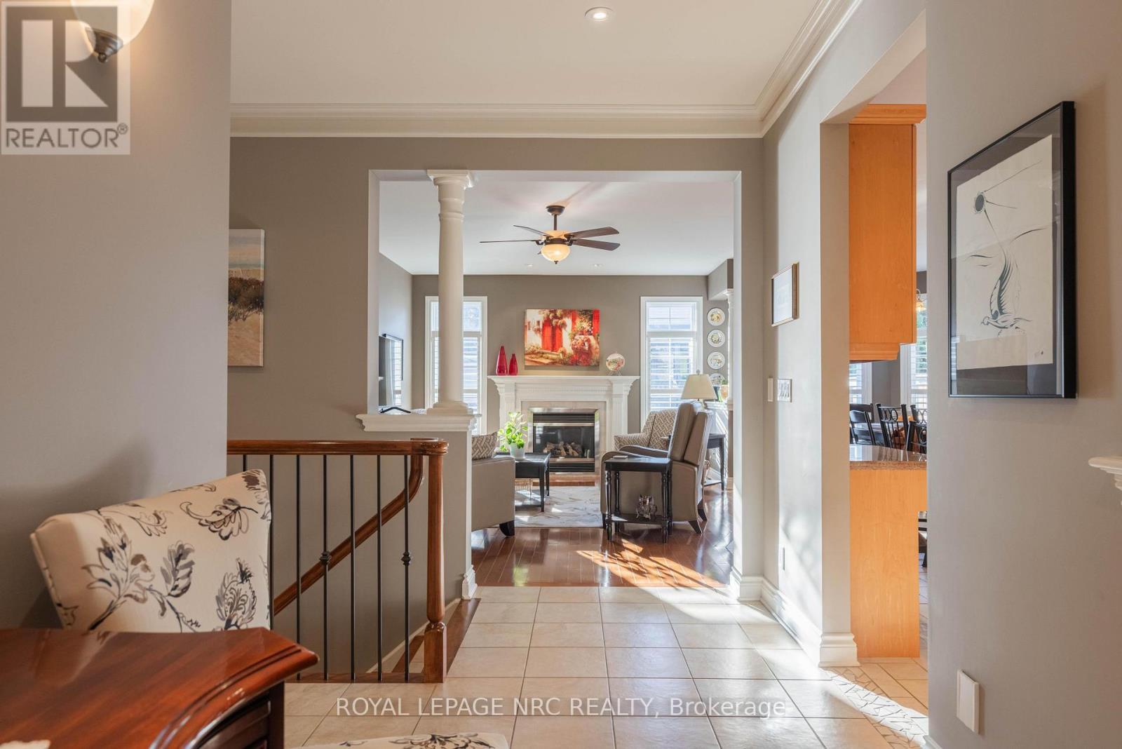 47 Countryside Drive, St. Catharines (Grapeview), ON - Indoor Photo Showing Other Room With Fireplace