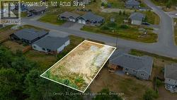 Aerial View of Lot backing on to forest -