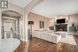 Family Room with gas fireplace -