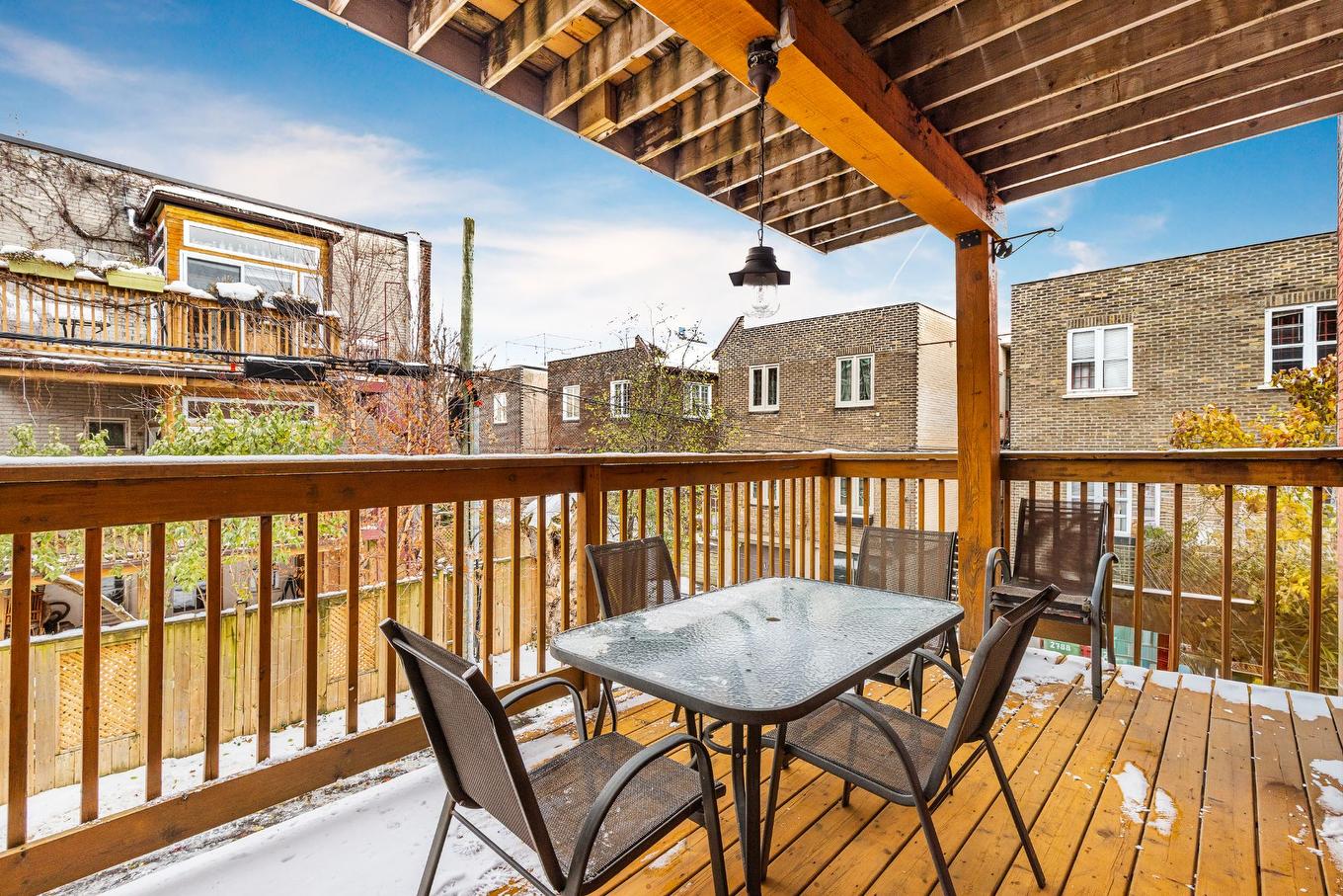 Balcony - 5640 Av. De Canterbury, Montréal (Côte-Des-Neiges/Notre-Dame-De-Grâce), QC - Outdoor With Deck Patio Veranda With Exterior