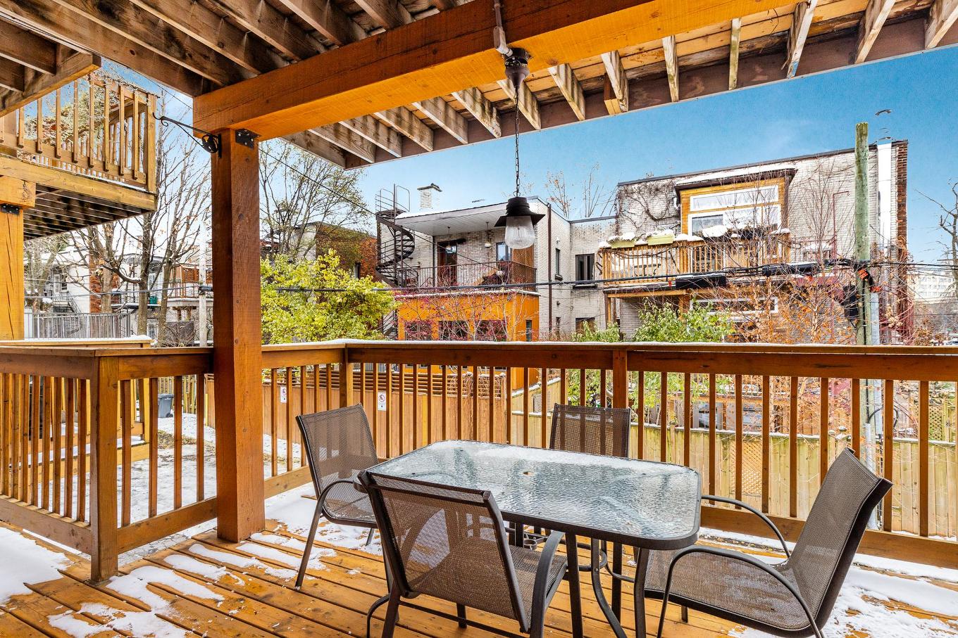 Balcony - 5640 Av. De Canterbury, Montréal (Côte-Des-Neiges/Notre-Dame-De-Grâce), QC - Outdoor With Deck Patio Veranda With Exterior