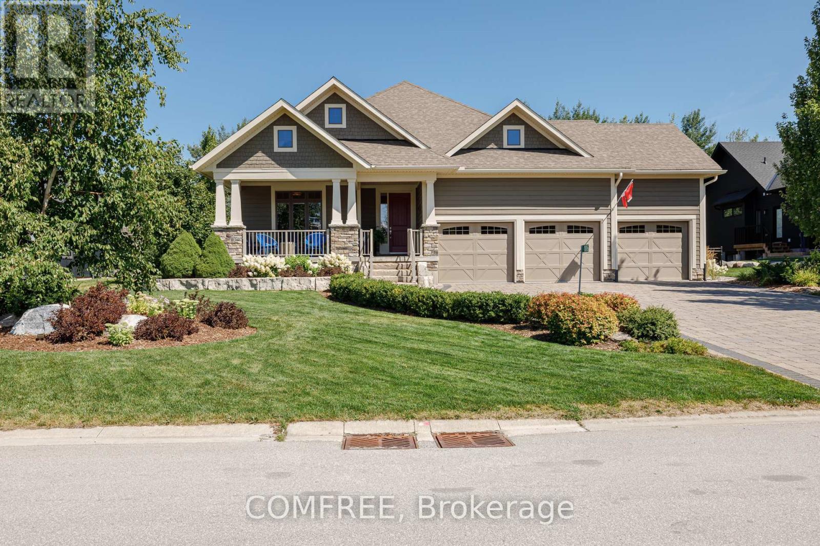 106 High Bluff Lane, Blue Mountains, ON - Outdoor With Deck Patio Veranda With Facade