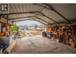 carport and workshop -