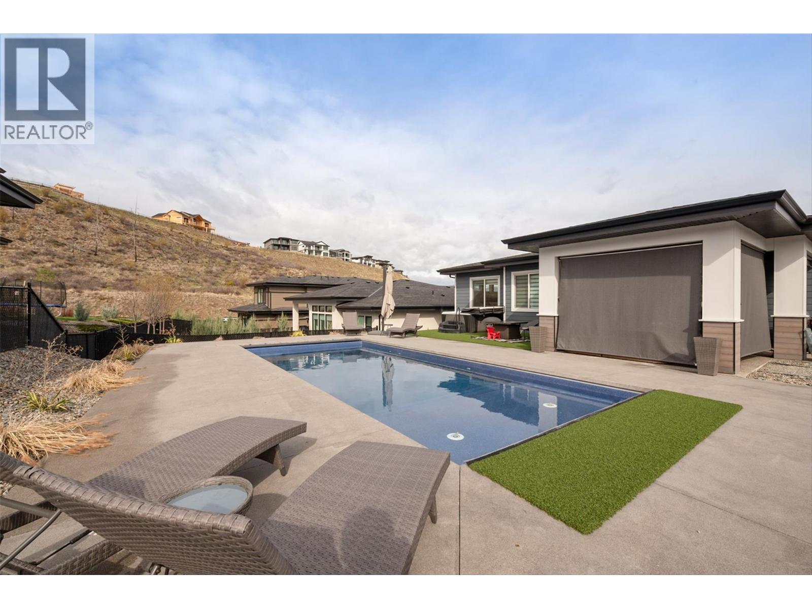 Shades Drawn - 1235 Ponds Avenue, Kelowna, BC - Outdoor With In Ground Pool